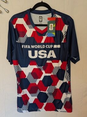 USA FIFA World Cup Soccer 2026 Men's Shirt Jersey XXL NWT